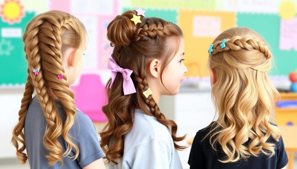 cute hairstyles for school