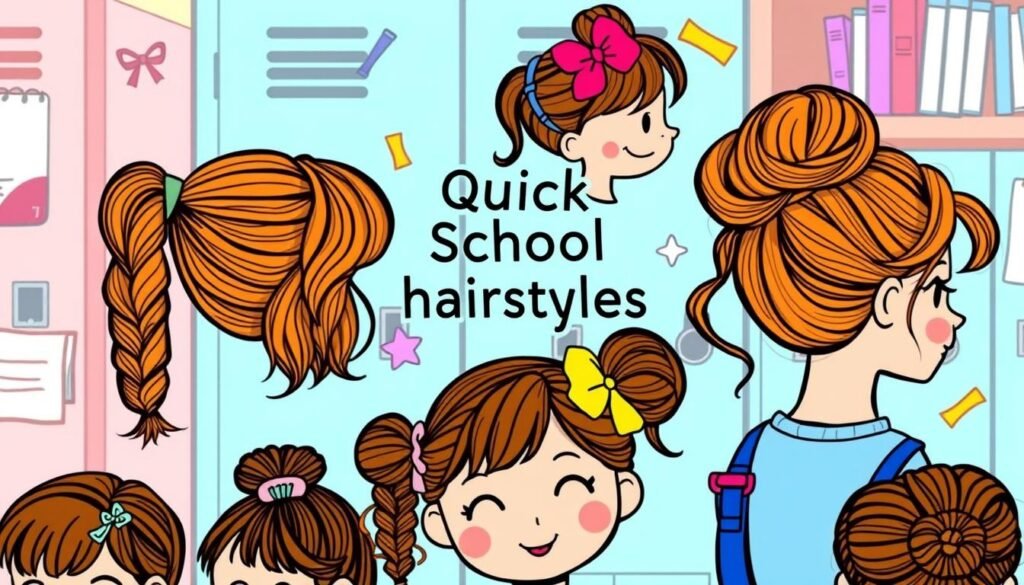 quick school hair hacks