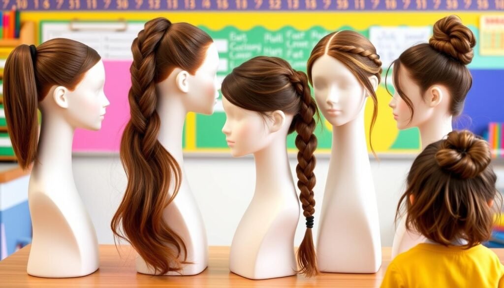 simple school hairdos