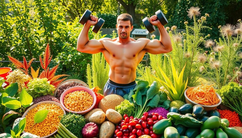 building muscle with plant protein
